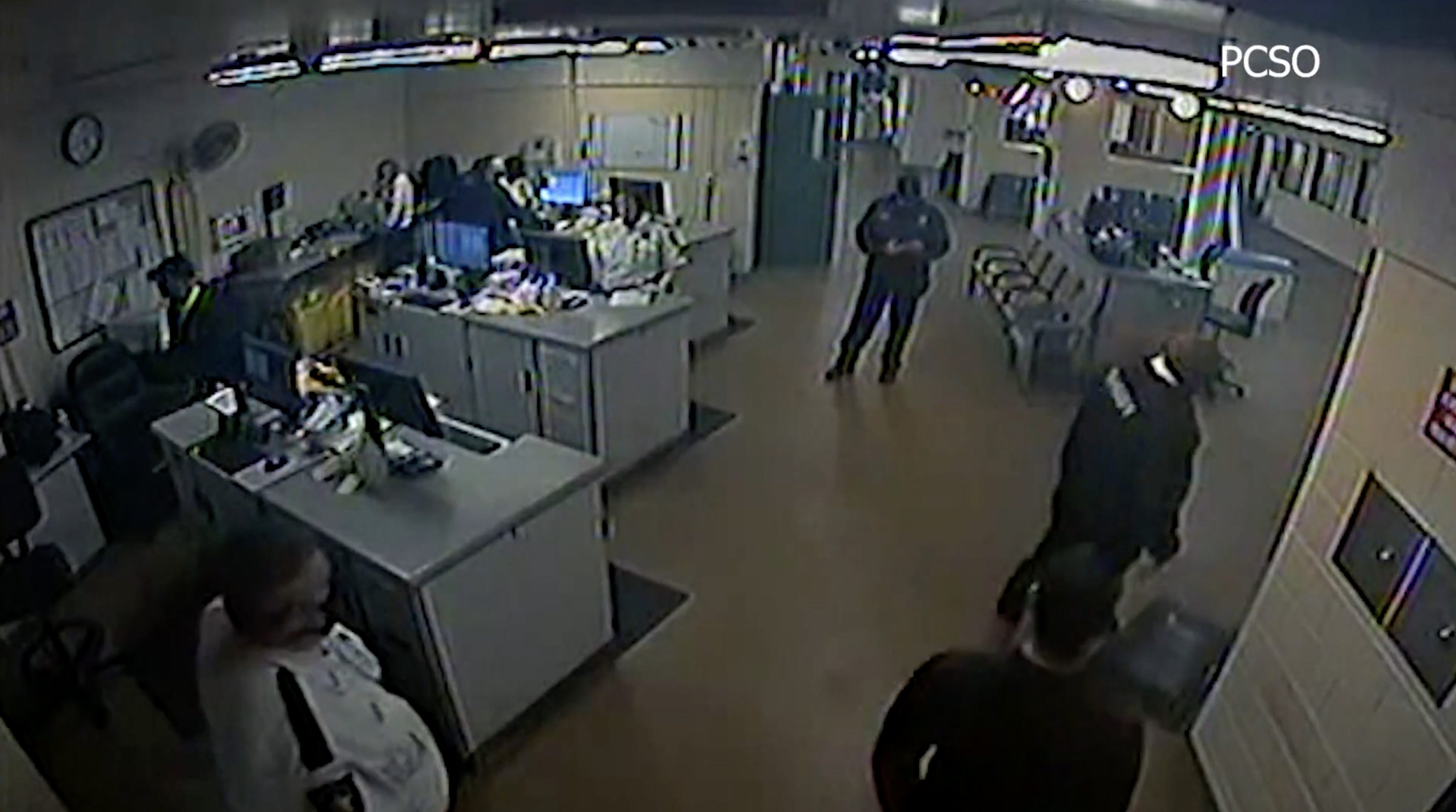 Video Surveillance from Booking at Pinellas County Sheriff's Office