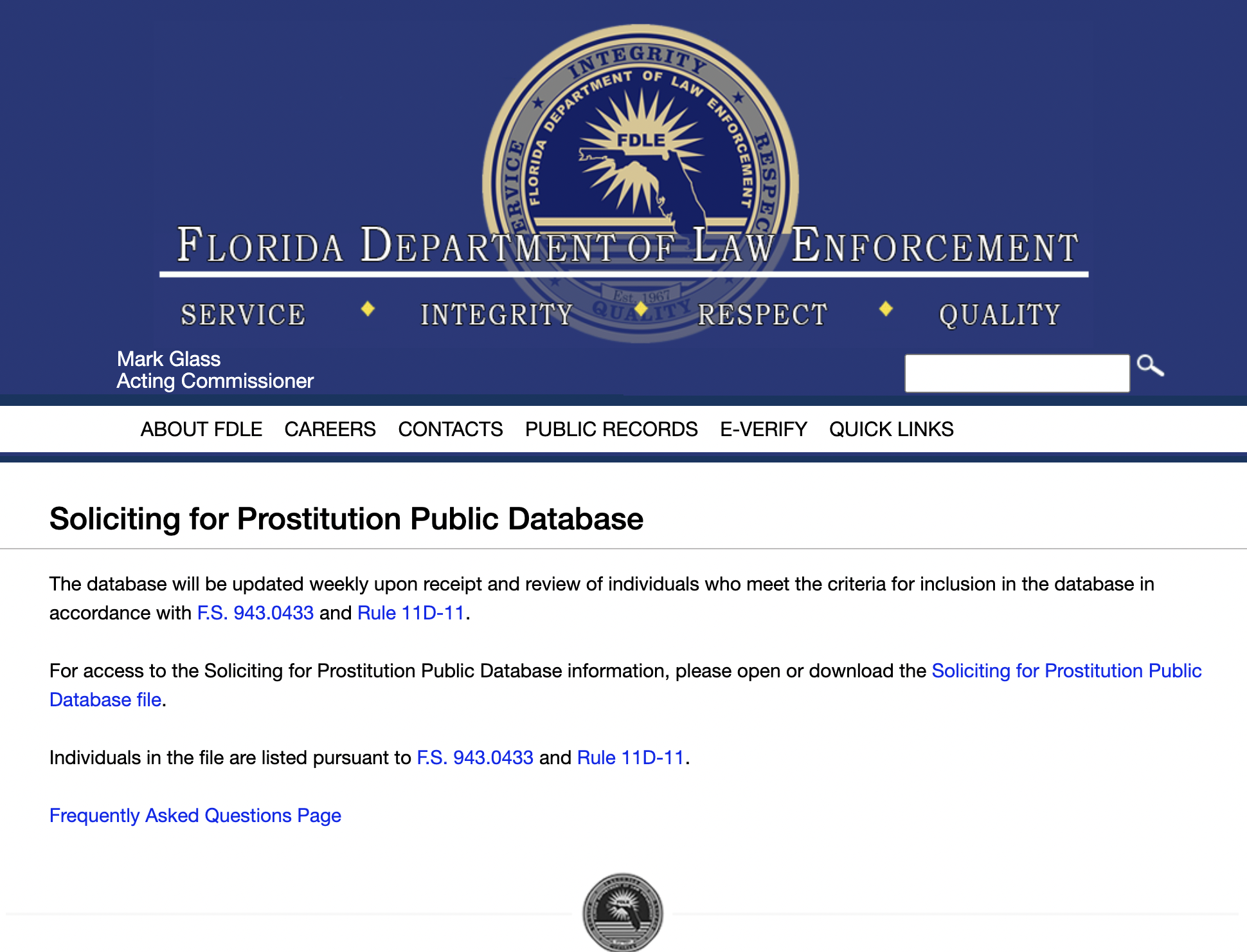 Problems with Floridas Database for Soliciting Prostitution pic